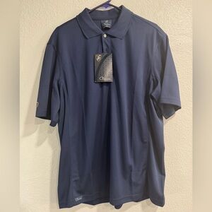 NWT Cleveland Classics Navy Foundation Polo